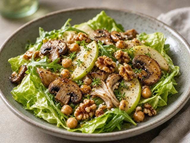 Wild Mushroom Picnic Salad