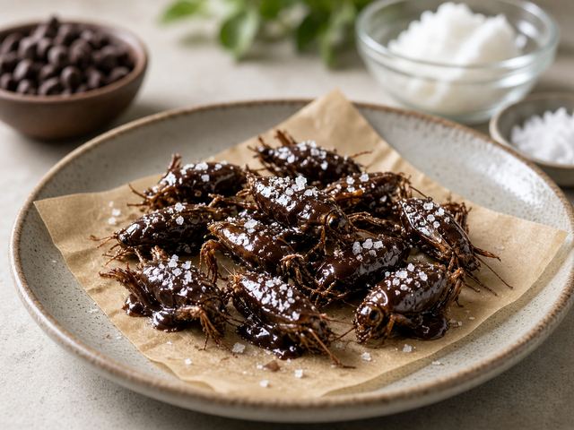 Classic Chocolate-Dipped Crickets