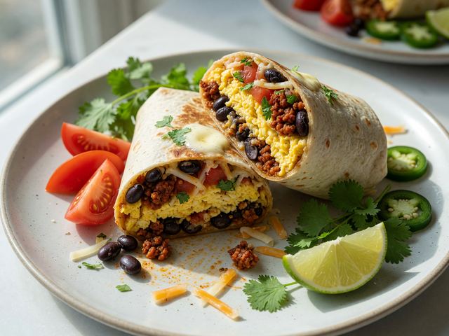 30-Minute Mexican Breakfast Burrito