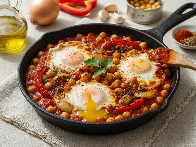 30-Minute Shakshuka with Chickpeas