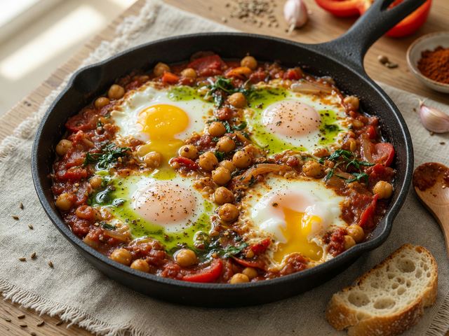 30-Minute Shakshuka with Chickpeas