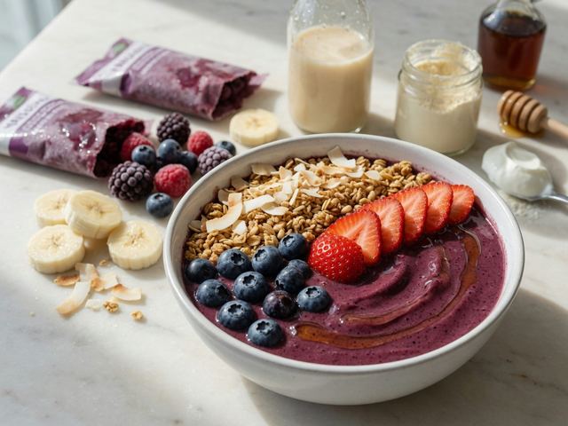 Acai Berry Superfood Smoothie Bowl