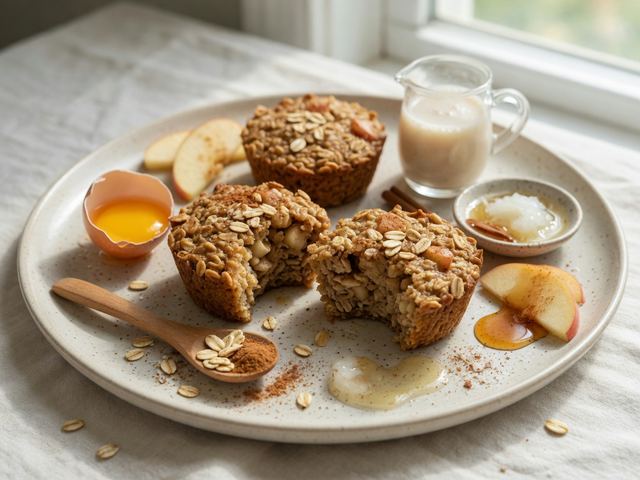 Apple Cinnamon Baked Oatmeal Cups