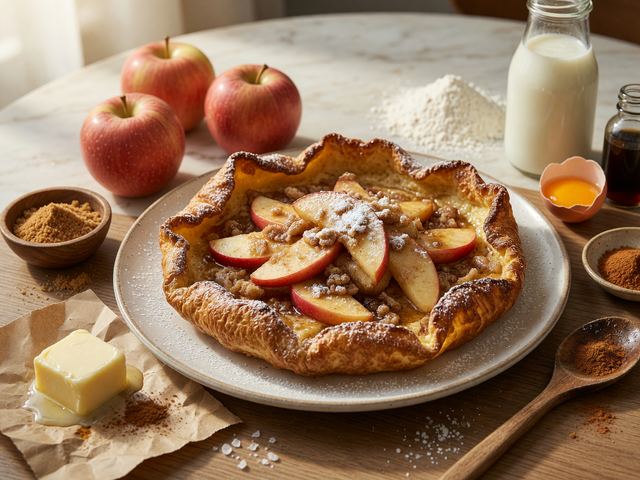 Brown-Butter Honeycrisp Apple Dutch Baby