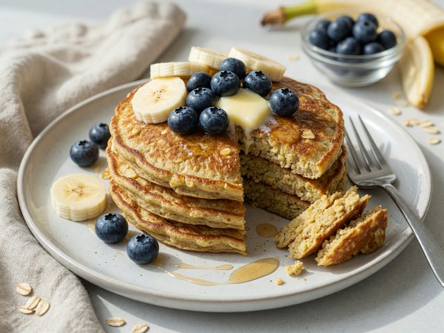 Cottage Cheese Protein Pancakes