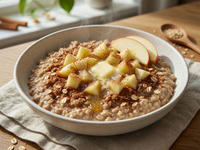 Crockpot Overnight Apple Cinnamon Oats