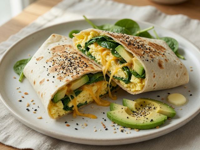 Everything-Seasoned Soft Scramble Breakfast Wraps