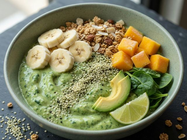 Green Goddess Smoothie Bowl with Hemp Hearts