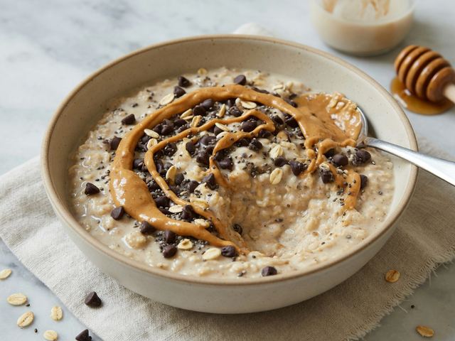 High-Protein Cookie Dough Overnight Oats