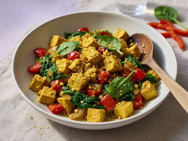 High-Protein Tofu Scramble Bowl