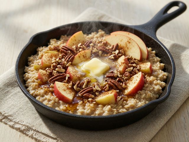 Honeycrisp Apple Cinnamon Skillet Oatmeal