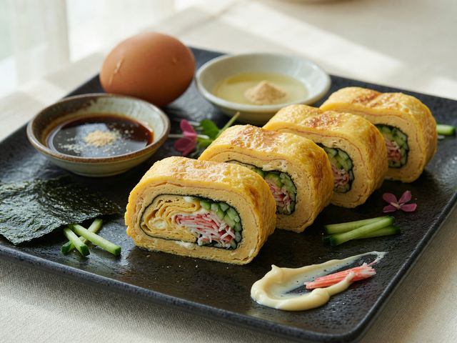 Japanese Tamagoyaki Roll-Ups