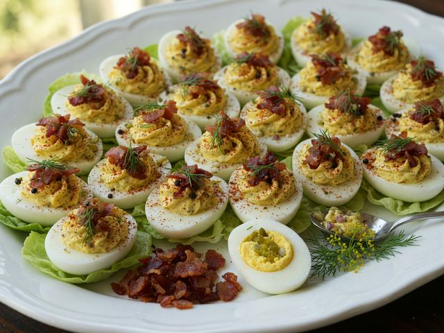 Labor Day Picnic Deviled Egg Platter