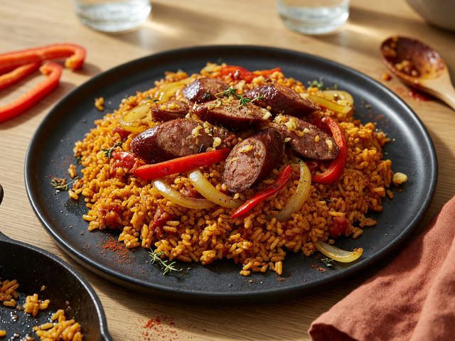 One-Pan Jollof Breakfast Skillet