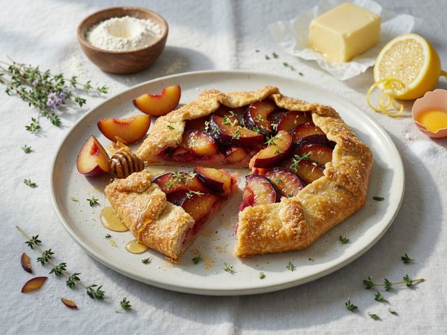 Plum-Thyme Breakfast Galette