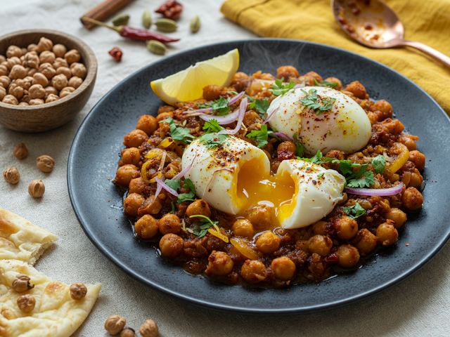 Slow-Cooker Chana Masala Eggs