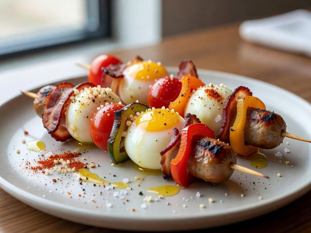 Smoky Breakfast Skewers