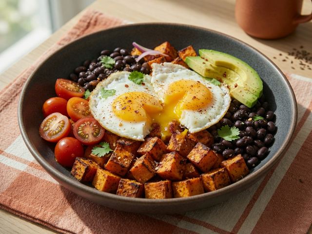 Southwest Sweet Potato Breakfast Bowls