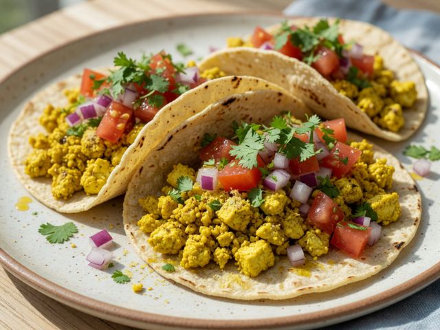 Tofu Scramble Breakfast Tacos
