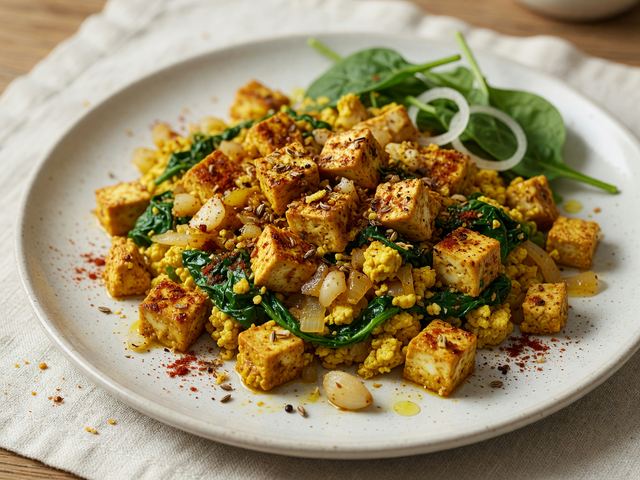 Tofu Scramble with Spices