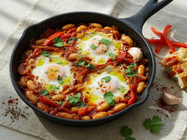 Weight-Loss Shakshuka with White Beans