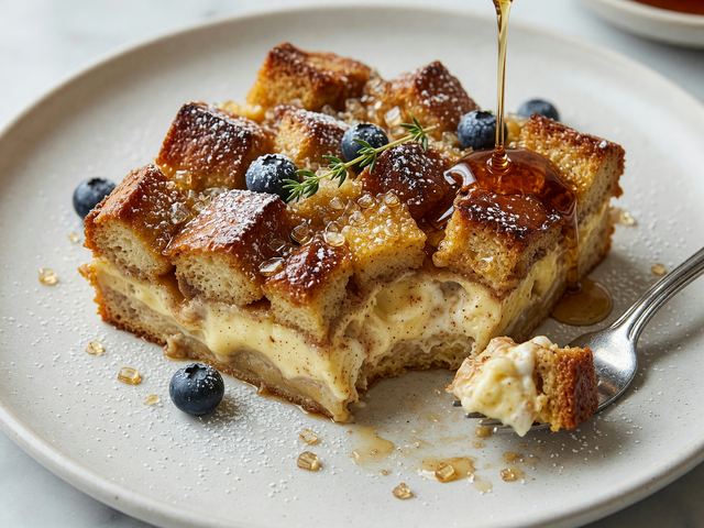 Yogurt Custard French Toast Bake