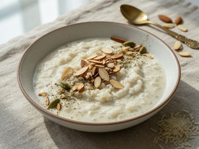 5-Ingredient Indian Cardamom Milk Pudding Kheer Riff