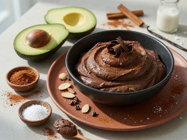 5-Ingredient Keto Mexican Chocolate Avocado Mousse