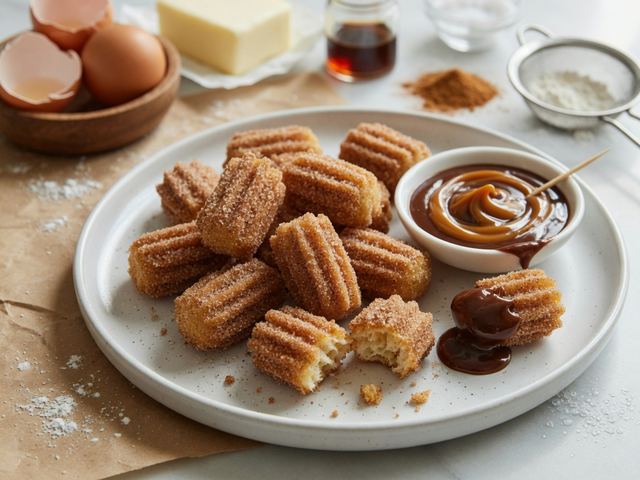 Air-Fryer Cinnamon Sugar Churro Bites