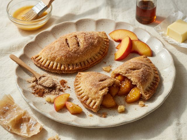 Air-Fryer Cinnamon-Sugar Peach Hand Pies