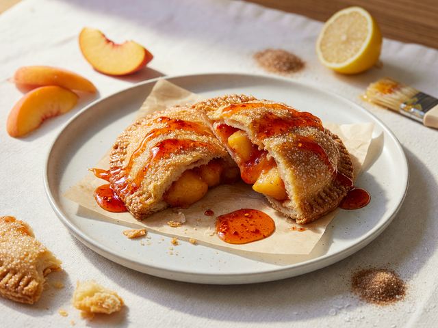 Air-Fryer Hot-Honey Peach Hand Pies