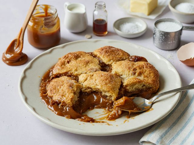 Argentine Dulce de Leche Cobbler