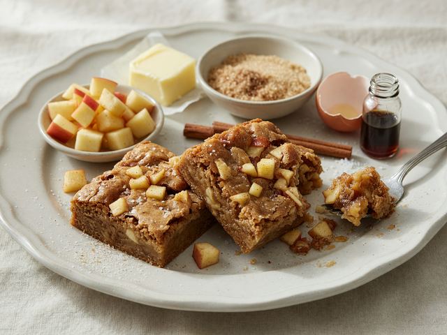 Brown-Butter Honeycrisp Apple Blondies