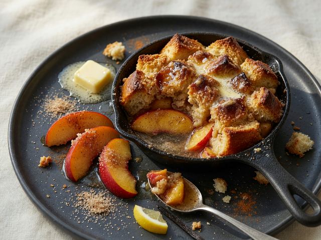 Cast-Iron Brown-Butter Nectarine Brown Betty