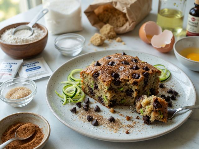 Chocolate Chip Zucchini Snack Cake