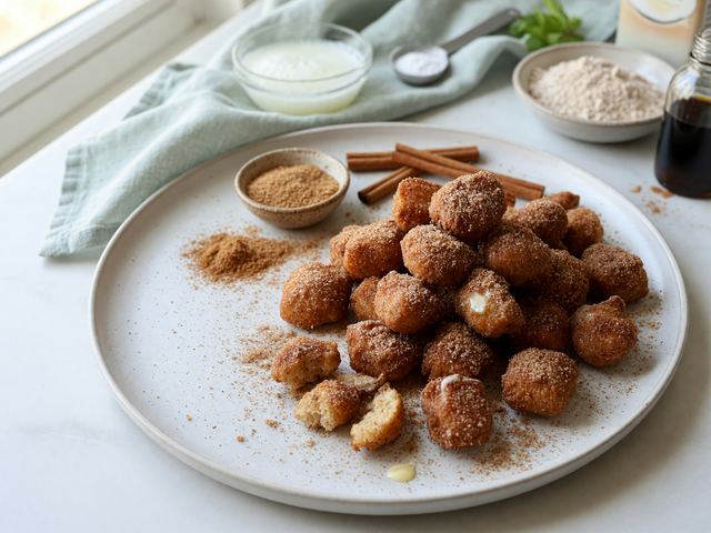 Classic-Swap Air-Fryer Churro Bites Lighter