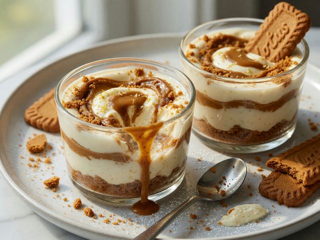 Classic-Swap Biscoff Yogurt Cheesecake Cups