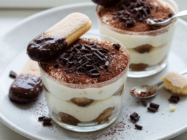 Classic-Swap Lighter Tiramisu Yogurt Cups