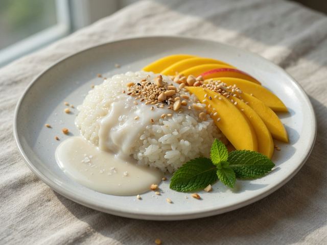 Coconut Mango Sticky Rice