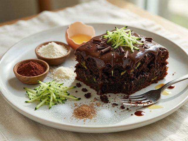 Double-Chocolate Zucchini Snack Cake