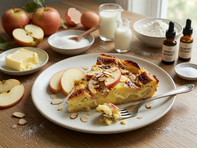 French Brown-Butter Gala Apple Clafoutis