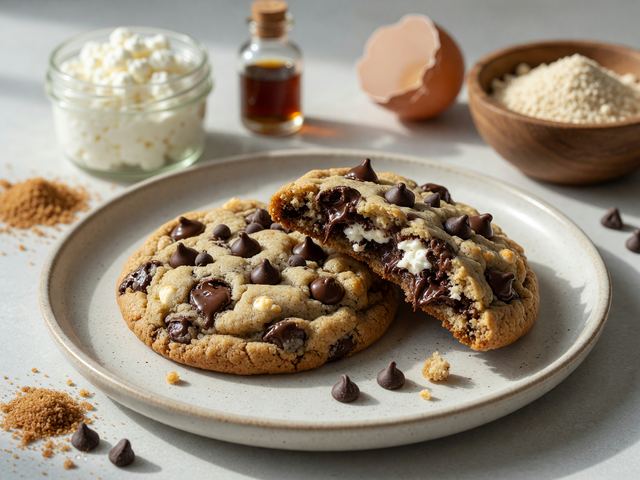 High-Protein Cottage Cheese Chocolate Chip Cookies