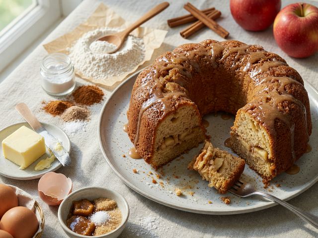 Honeycrisp Apple Cider Donut Cake