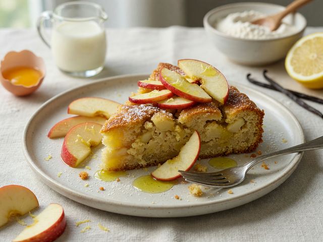 Italian Honeycrisp Apple Olive Oil Cake