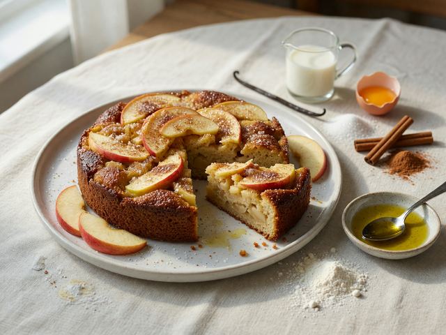 Italian Honeycrisp Olive-Oil Apple Cake