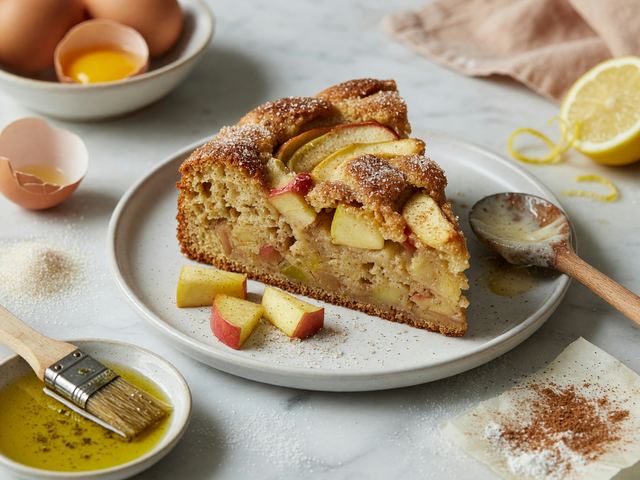 Italian Olive-Oil Honeycrisp Apple Cake