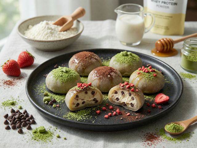 Japanese Mochi-Inspired Protein Bites