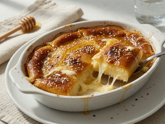 Korean Honey Butter Mochi Bake