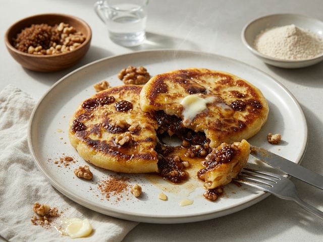 Korean Hotteok-Style Sweet Pancakes
