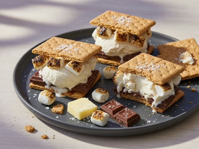 Labor Day Ice Cream S'mores Packs